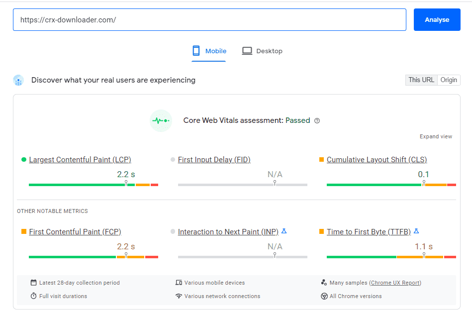 PageSpeed Insights